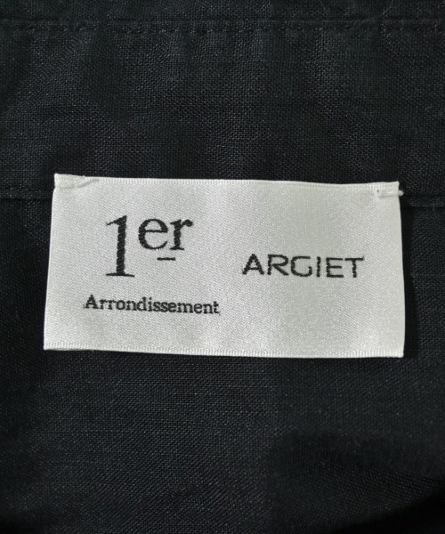 1er Arrondissement（プルミエアロンディスモン）カジュアルシャツ 黒 サイズ:36(S位) レディース/2200715019030