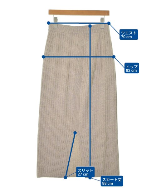 1er Arrondissement（プルミエアロンディスモン）ロング・マキシ丈スカート ベージュ サイズ:-(M位) レディース/2200632867356