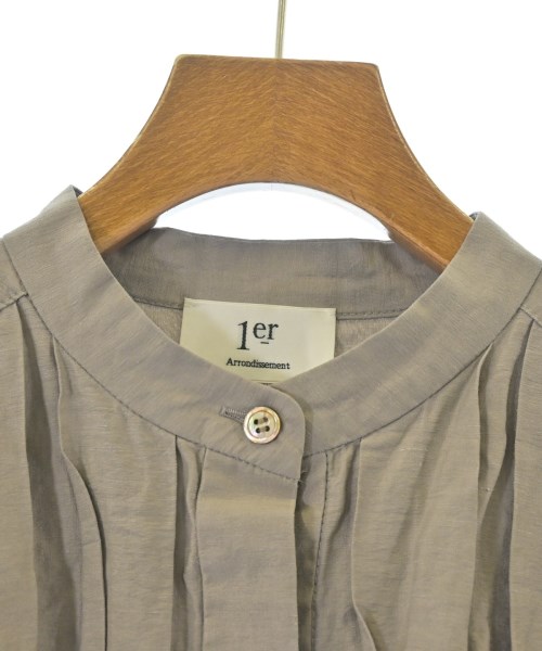 1er Arrondissement（プルミエアロンディスモン）ブラウス グレー サイズ:36(S位) レディース/2200645814064