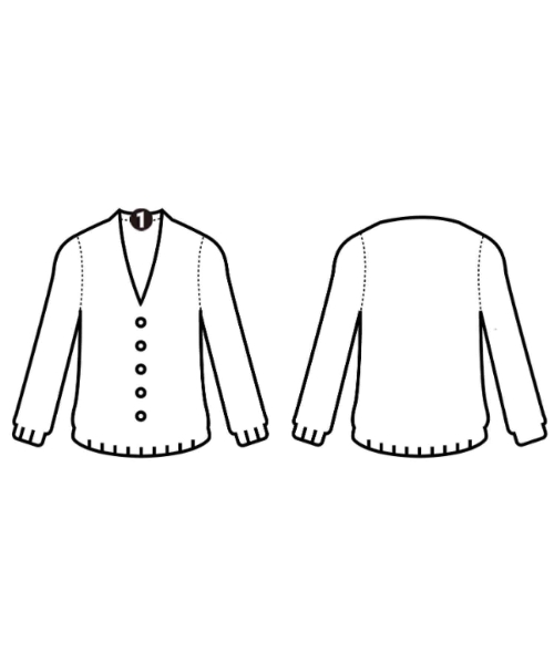 1er Arrondissement（プルミエアロンディスモン）ニット・セーター 紺 サイズ:F レディース/2200647930014