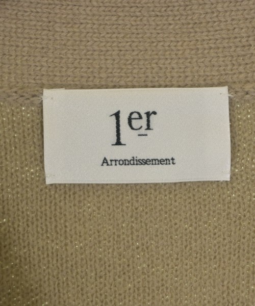 1er Arrondissement（プルミエアロンディスモン）カーディガン ベージュ サイズ:F レディース/2200648307075