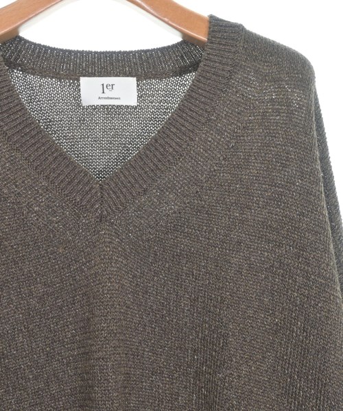 1er Arrondissement（プルミエアロンディスモン）ニット・セーター 茶 サイズ:F レディース/2200642144065