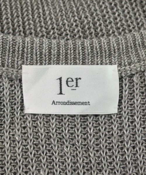 1er Arrondissement（プルミエアロンディスモン）ニット・セーター グレー サイズ:F レディース/2200643799066