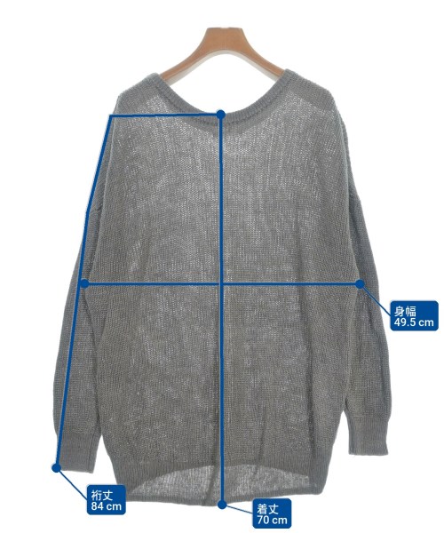 1er Arrondissement（プルミエアロンディスモン）ニット・セーター グレー サイズ:F レディース/2200643799066