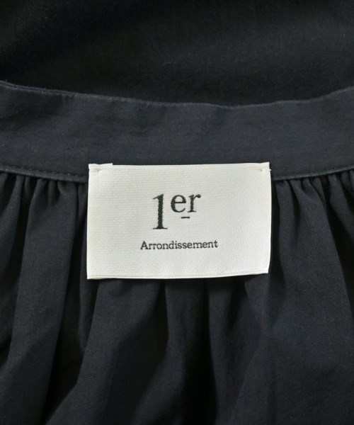 1er Arrondissement（プルミエアロンディスモン）シャツワンピース 黒 サイズ:38(M位) レディース/2200663527151