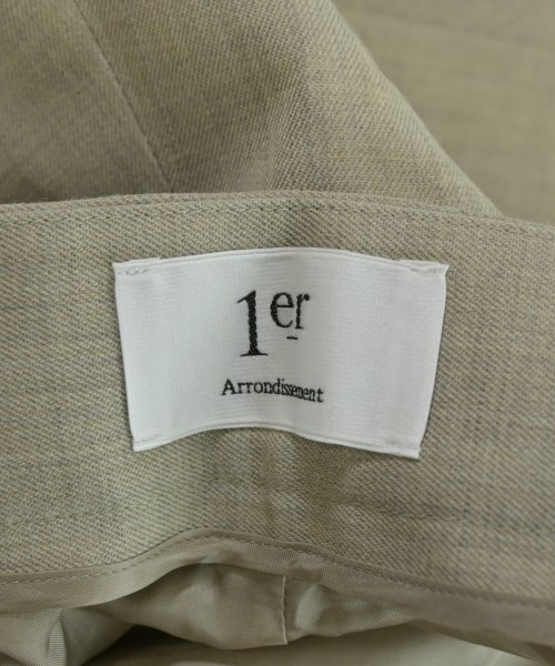 1er Arrondissement（プルミエアロンディスモン）スラックス ベージュ サイズ:36(S位) レディース/2200660316079