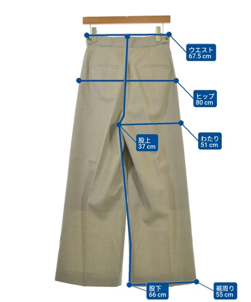 1er Arrondissement（プルミエアロンディスモン）スラックス ベージュ サイズ:36(S位) レディース/2200660316079