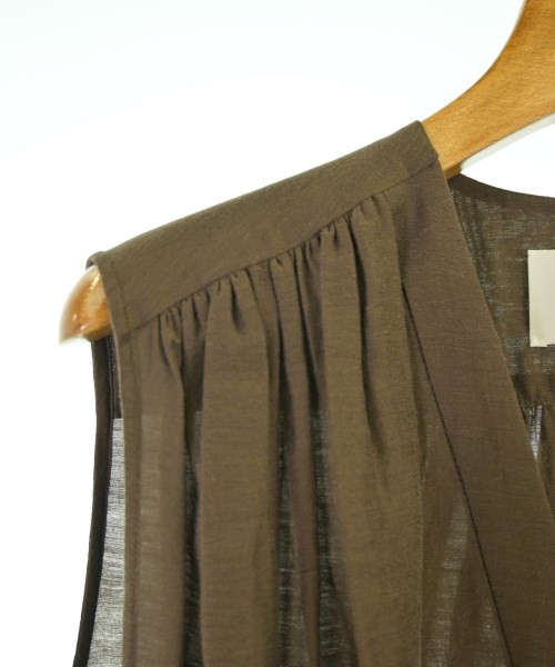 1er Arrondissement（プルミエアロンディスモン）ワンピース 茶 サイズ:36(S位) レディース/2200661741382