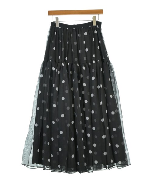 1er Arrondissement(プルミエアロンディスモン)ロング・マキシ丈スカート 黒 サイズ:36(S位)/2200666020048