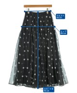 1er Arrondissement（プルミエアロンディスモン）ロング・マキシ丈スカート 黒 サイズ:36(S位) レディース/2200666020048