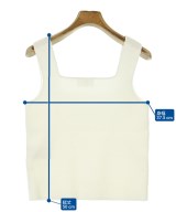 1er Arrondissement（プルミエアロンディスモン）タンクトップ 白 サイズ:-(S位) レディース/2200666588043