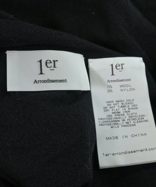 1er Arrondissement（プルミエアロンディスモン）ニット・セーター 黒 サイズ:-(M位) レディース/2200671728076