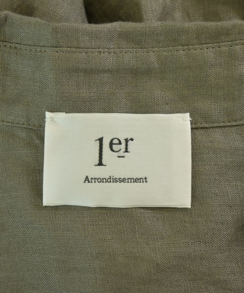 1er Arrondissement（プルミエアロンディスモン）シャツワンピース カーキ サイズ:38(M位) レディース/2200722002162