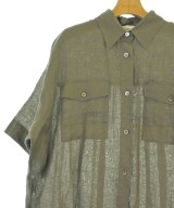 1er Arrondissement（プルミエアロンディスモン）シャツワンピース カーキ サイズ:38(M位) レディース/2200722002162