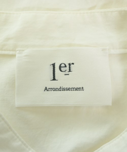 1er Arrondissement（プルミエアロンディスモン）カジュアルシャツ 白 サイズ:36(S位) レディース/2200717110094