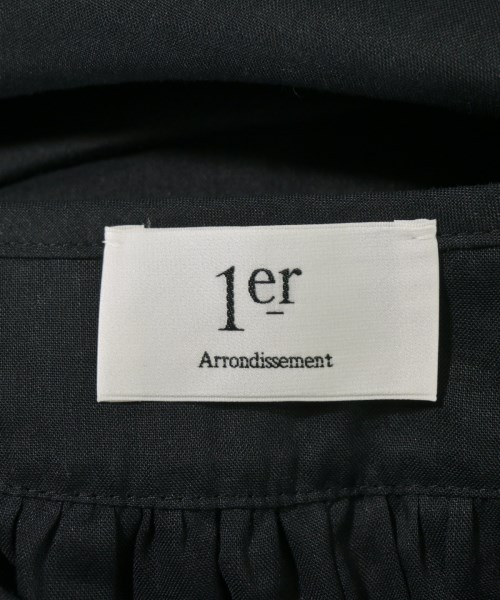 1er Arrondissement（プルミエアロンディスモン）ブラウス 黒 サイズ:36(S位) レディース/2200721004198