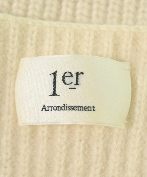 1er Arrondissement（プルミエアロンディスモン）ニット・セーター 白 サイズ:F レディース/2200721111162