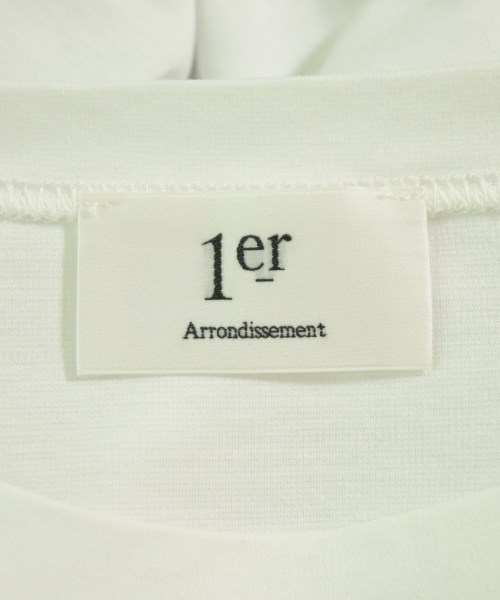 1er Arrondissement（プルミエアロンディスモン）Tシャツ・カットソー 白 サイズ:F レディース/2200721699066