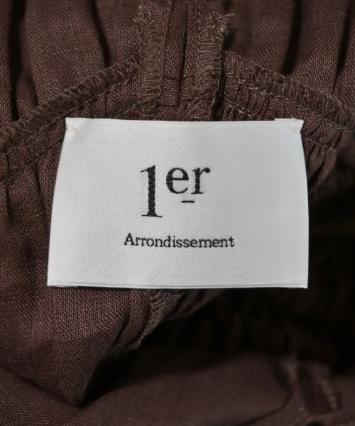 1er Arrondissement（プルミエアロンディスモン）ワンピース 茶 サイズ:38(M位) レディース/2200679940012