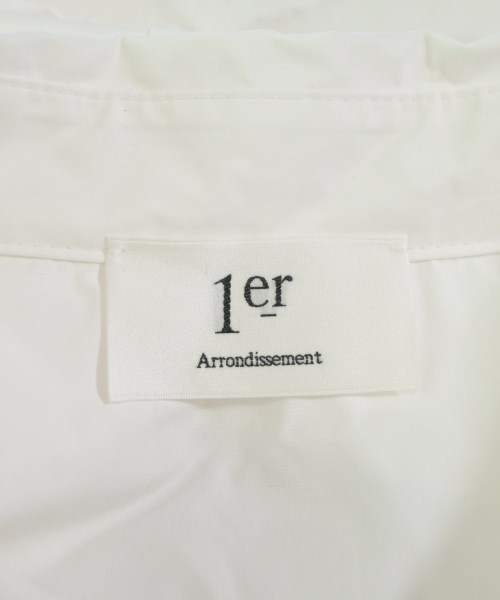 1er Arrondissement（プルミエアロンディスモン）カジュアルシャツ 白 サイズ:36(S位) レディース/2200678937051