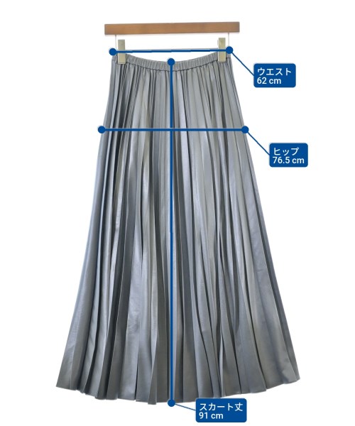 1er Arrondissement（プルミエアロンディスモン）ロング・マキシ丈スカート グレー サイズ:36(S位) レディース/2200683190151