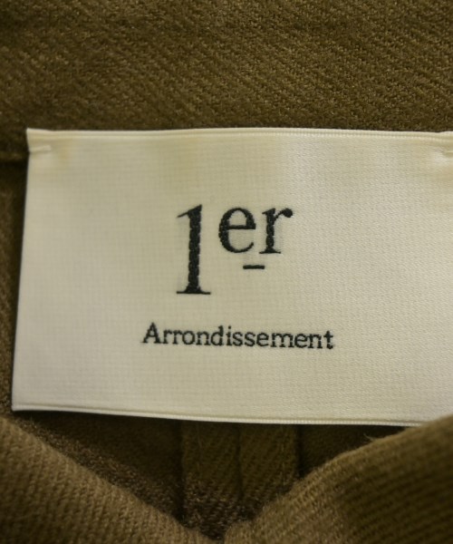 1er Arrondissement（プルミエアロンディスモン）シャツワンピース カーキ サイズ:36(S位) レディース/2200683479027