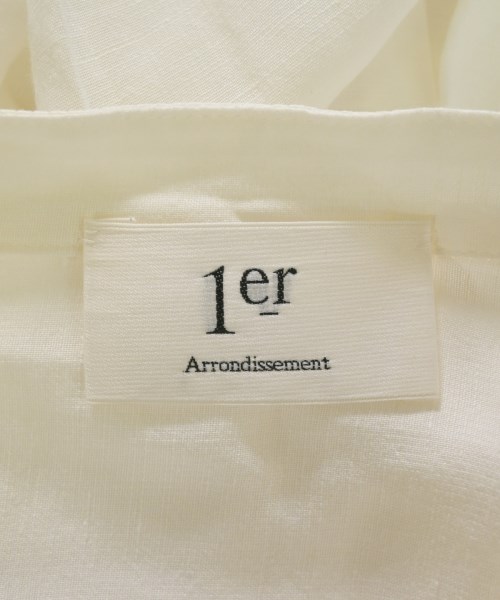 1er Arrondissement（プルミエアロンディスモン）ブラウス 白 サイズ:36(S位) レディース/2200682651035