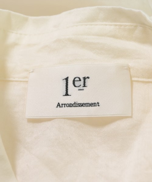 1er Arrondissement（プルミエアロンディスモン）カジュアルシャツ 白 サイズ:38(M位) レディース/2200692885017