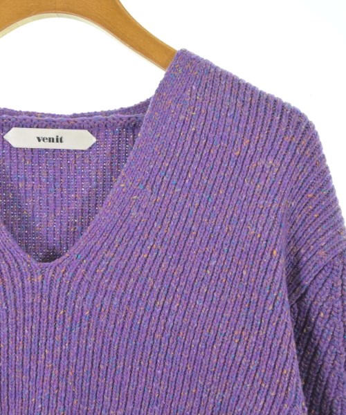 Venit（ヴェニット）ニット・セーター 紫 サイズ:38(M位) レディース/2200643275058