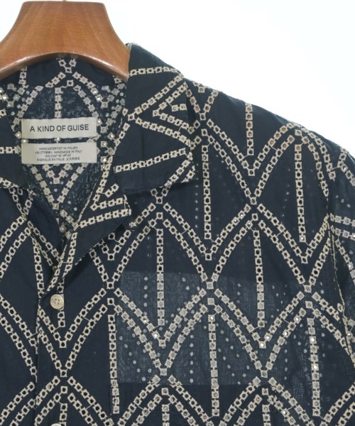 A KIND OF GUISE（アカインドオブガイズ）カジュアルシャツ 紺 サイズ:L メンズ/2200623206119