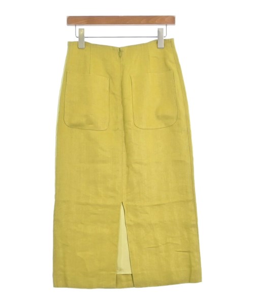 VERMEIL par iena（ヴェルメイユパーイエナ）ロング・マキシ丈スカート 黄 サイズ:38(M位) レディース/2200622338095