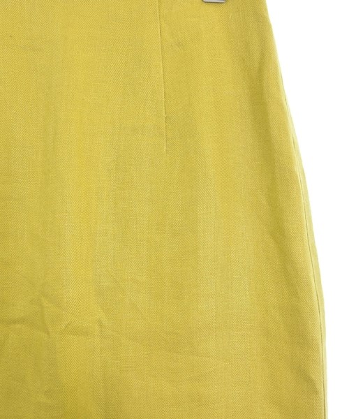 VERMEIL par iena（ヴェルメイユパーイエナ）ロング・マキシ丈スカート 黄 サイズ:38(M位) レディース/2200622338095