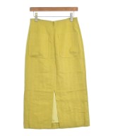 VERMEIL par iena（ヴェルメイユパーイエナ）ロング・マキシ丈スカート 黄 サイズ:38(M位) レディース/2200622338095