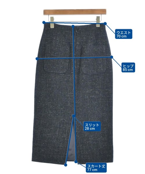 VERMEIL par iena（ヴェルメイユパーイエナ）ロング・マキシ丈スカート 黒 サイズ:38(M位) レディース/2200622338149