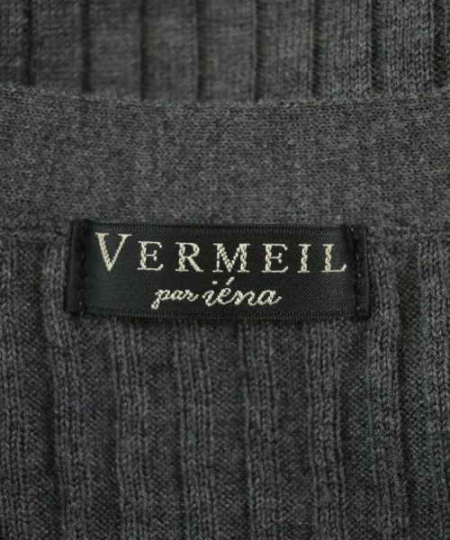 VERMEIL par iena（ヴェルメイユパーイエナ）カーディガン グレー サイズ:F レディース/2200622338163