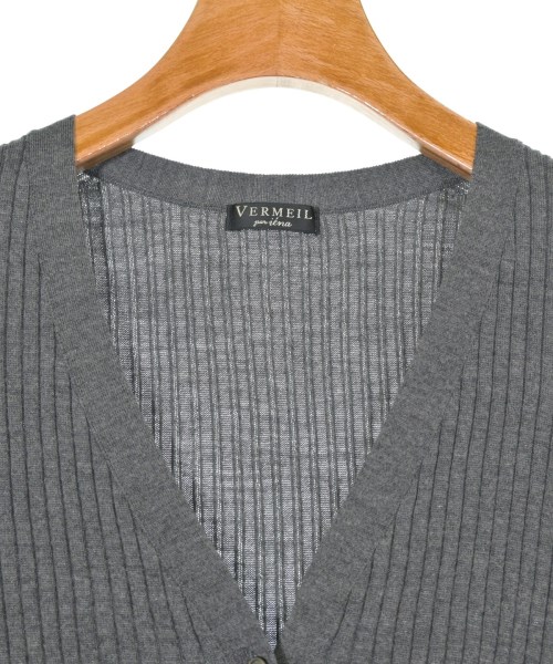 VERMEIL par iena（ヴェルメイユパーイエナ）カーディガン グレー サイズ:F レディース/2200622338163