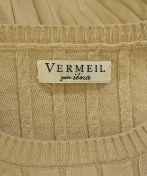 VERMEIL par iena（ヴェルメイユパーイエナ）ニット・セーター ベージュ サイズ:-(XS位) レディース/2200630478035