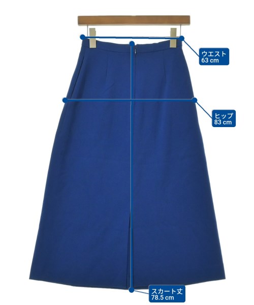 VERMEIL par iena（ヴェルメイユパーイエナ）ロング・マキシ丈スカート 青 サイズ:36(S位) レディース/2200623216071