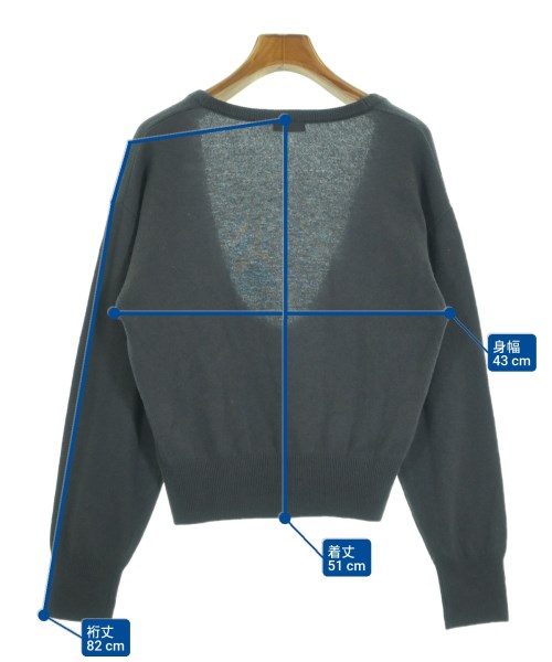 VERMEIL par iena（ヴェルメイユパーイエナ）ニット・セーター グレー サイズ:-(L位) レディース/2200634992049