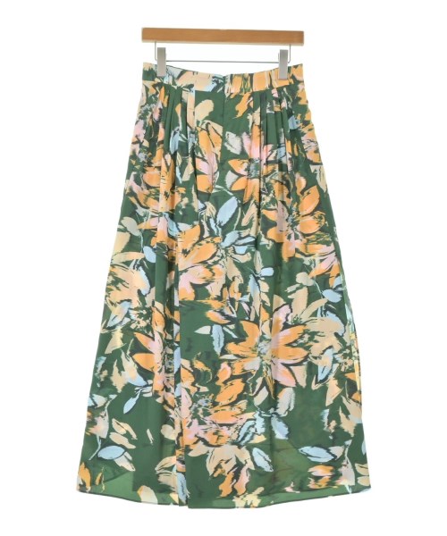VERMEIL par iena（ヴェルメイユパーイエナ）ロング・マキシ丈スカート 緑 サイズ:40(M位) レディース/2200630695043