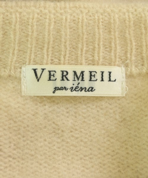 VERMEIL par iena（ヴェルメイユパーイエナ）ニット・セーター ベージュ サイズ:F レディース/2200639495163