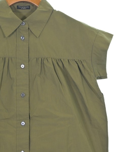 VERMEIL par iena（ヴェルメイユパーイエナ）カジュアルシャツ カーキ サイズ:F レディース/2200622470085