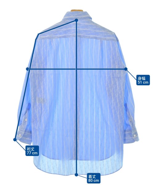 VERMEIL par iena（ヴェルメイユパーイエナ）カジュアルシャツ 青 サイズ:F レディース/2200610643019