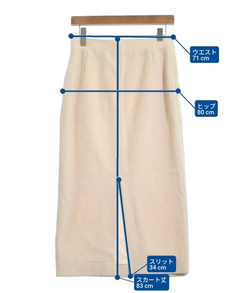 VERMEIL par iena（ヴェルメイユパーイエナ）ロング・マキシ丈スカート ベージュ サイズ:38(M位) レディース/2200615544120