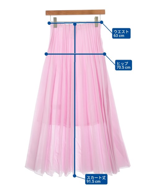 VERMEIL par iena（ヴェルメイユパーイエナ）ロング・マキシ丈スカート ピンク サイズ:-(M位) レディース/2200616823095