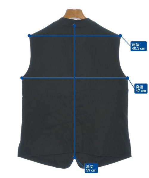 VERMEIL par iena（ヴェルメイユパーイエナ）ベスト 黒 サイズ:-(M位) レディース/2200629892088