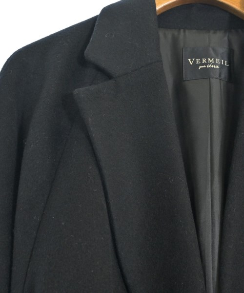 VERMEIL par iena（ヴェルメイユパーイエナ）チェスターコート 黒 サイズ:38(M位) レディース/2200617891055