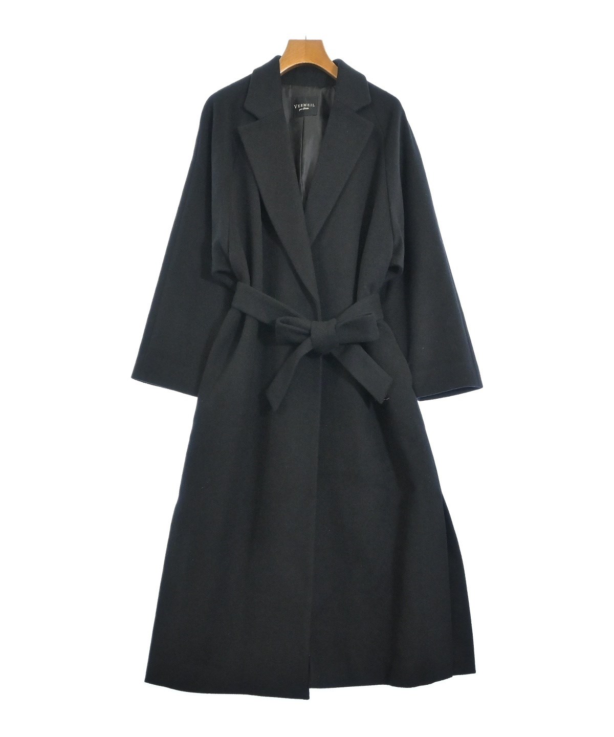 VERMEIL par iena（ヴェルメイユパーイエナ）チェスターコート 黒