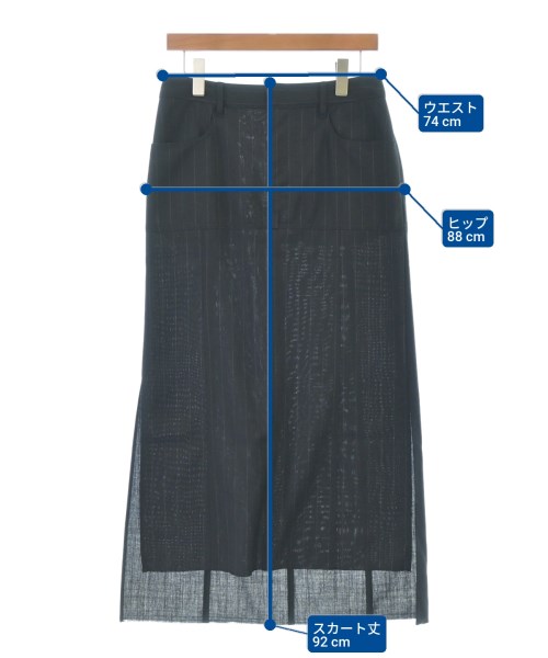 VERMEIL par iena（ヴェルメイユパーイエナ）ロング・マキシ丈スカート 黒 サイズ:40(M位) レディース/2200619519032