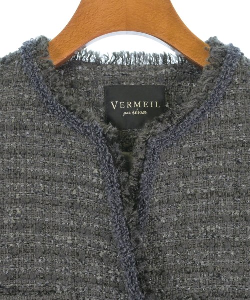 VERMEIL par iena（ヴェルメイユパーイエナ）ノーカラージャケット グレー サイズ:-(XL位) レディース/2200604141064